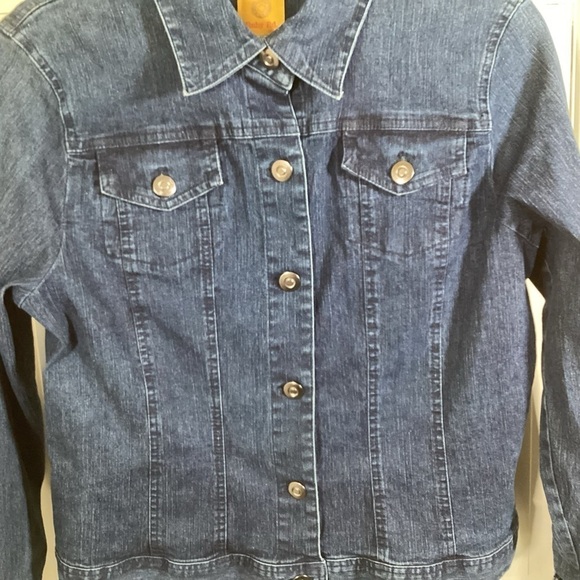 Ruby Rd. Blue Jean Jacket - Picture 4 of 9